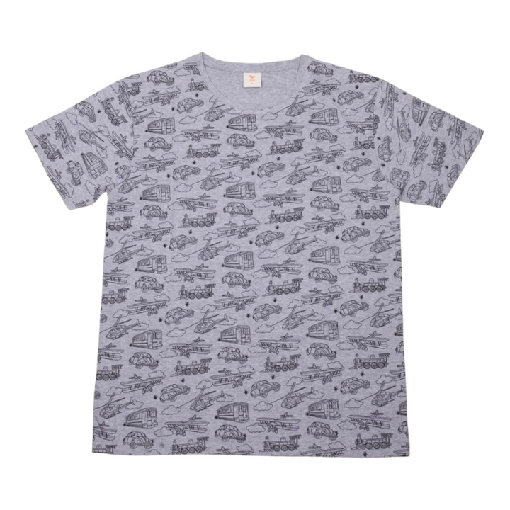 Little Yellow Bird Tshirt - Adult Grey