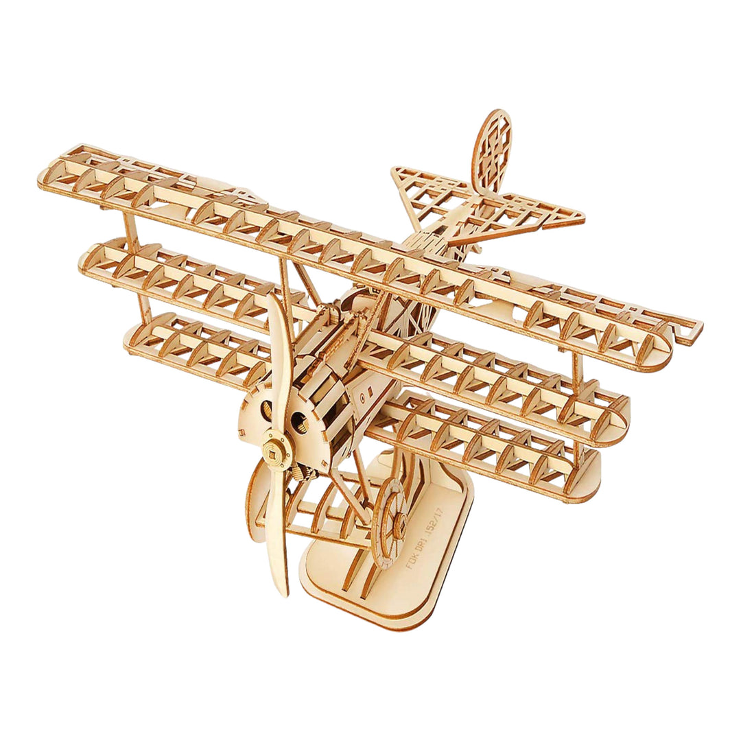 3D Wooden Plane Puzzle