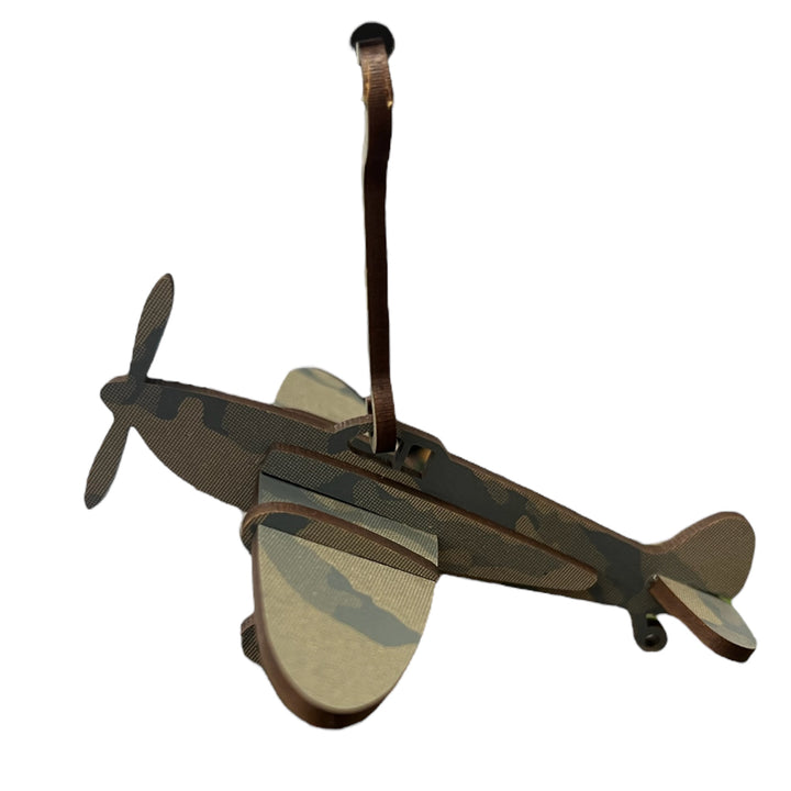 Wooden Hanging Ornament - Spitfire