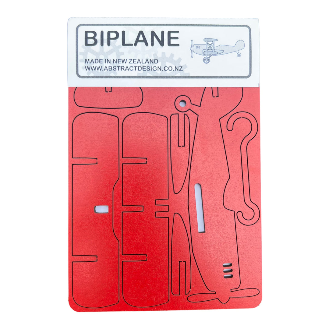 Wooden Hanging Ornament - Biplane