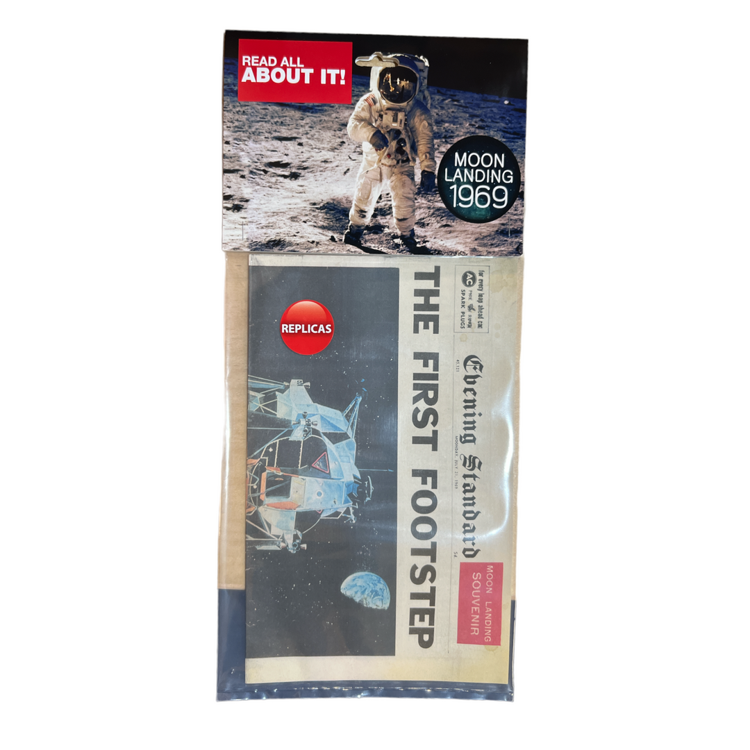 Moon Landing Replica Newspaper