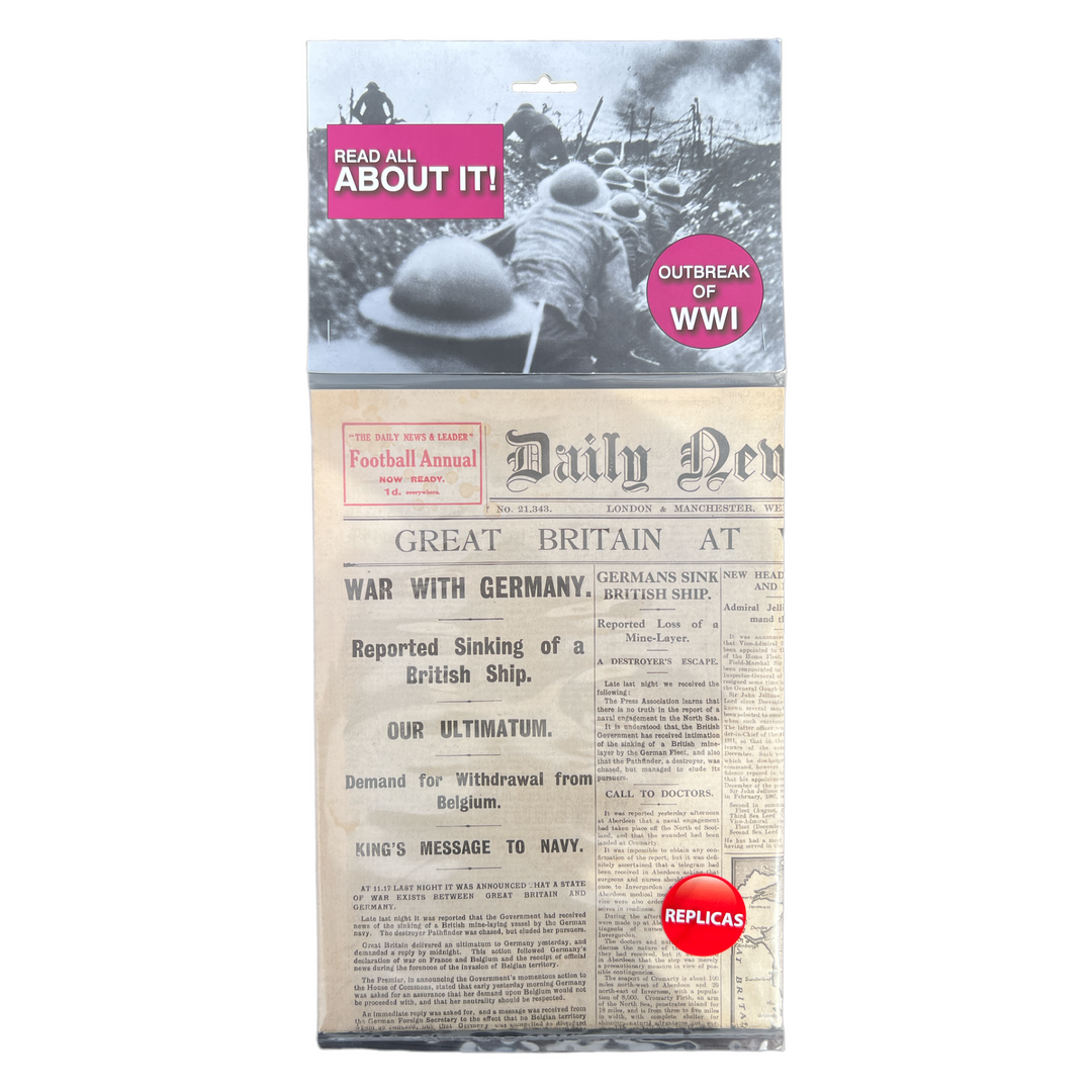 World War One Replica Newspaper