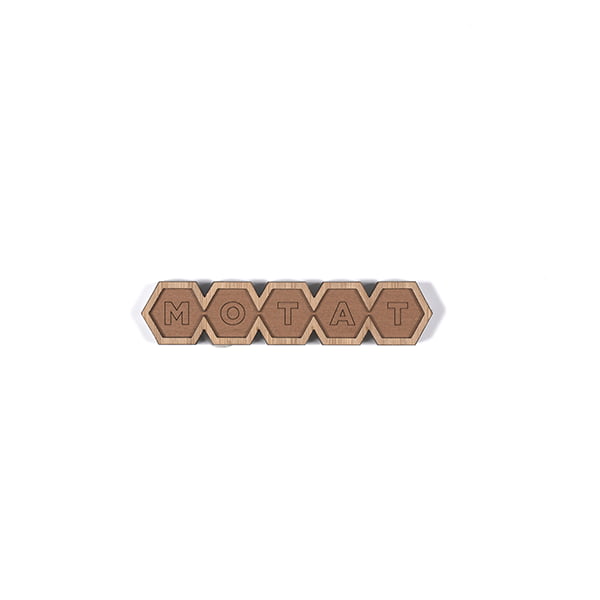 Wooden MOTAT Logo Magnet