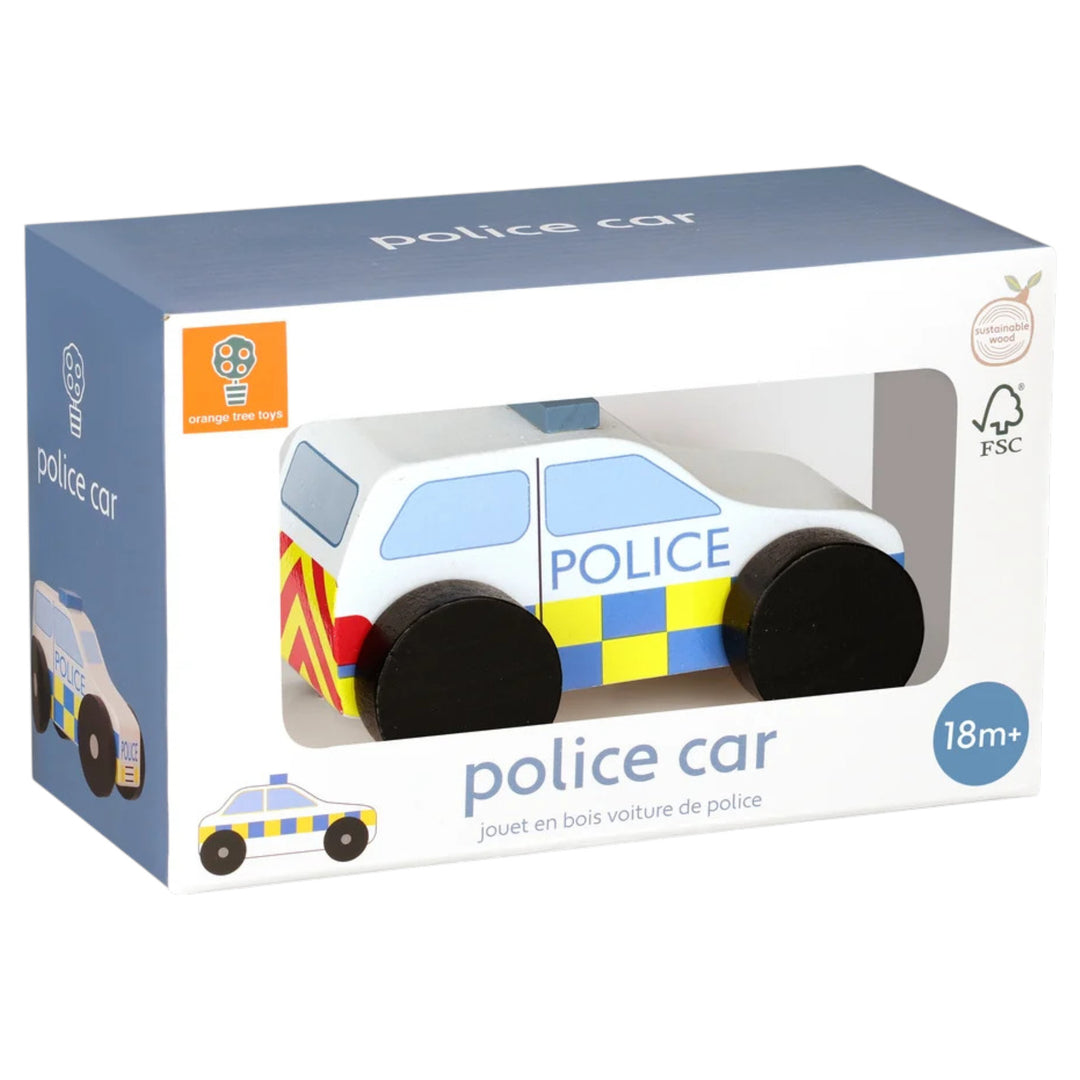 Wooden Police Car