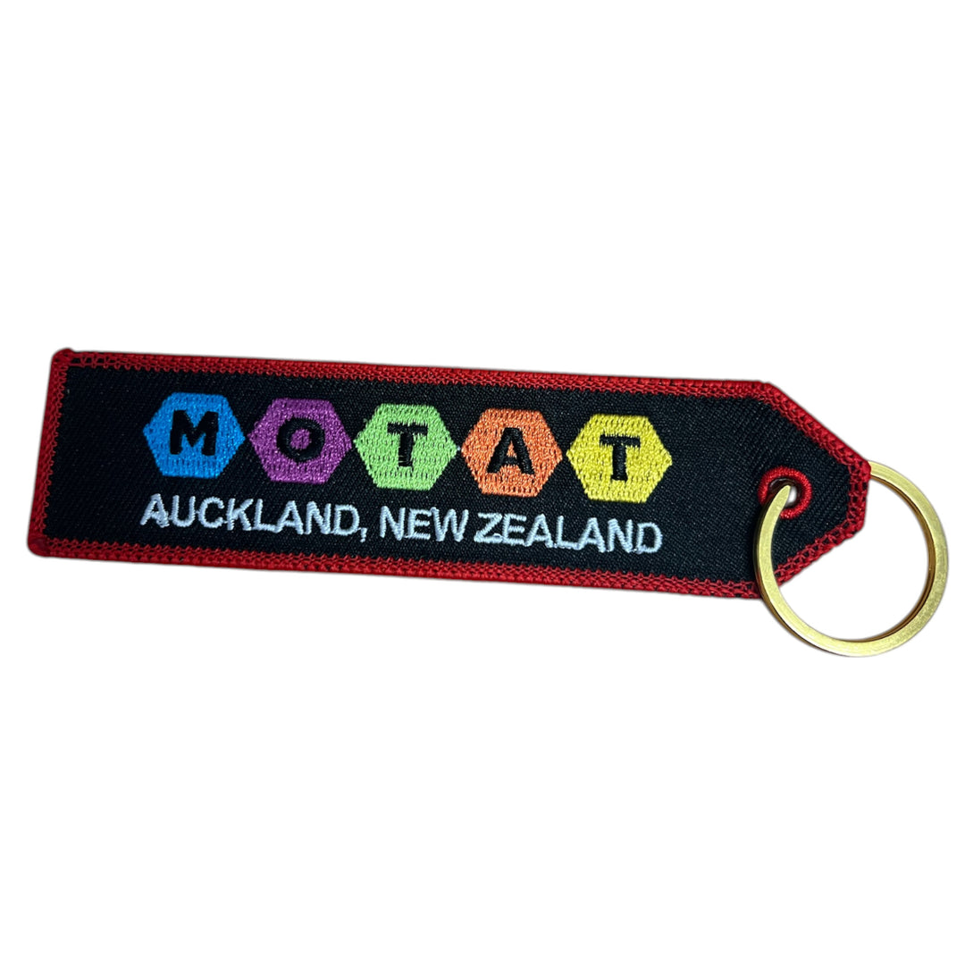 MOTAT Remove Before Flight Embroided Keyring