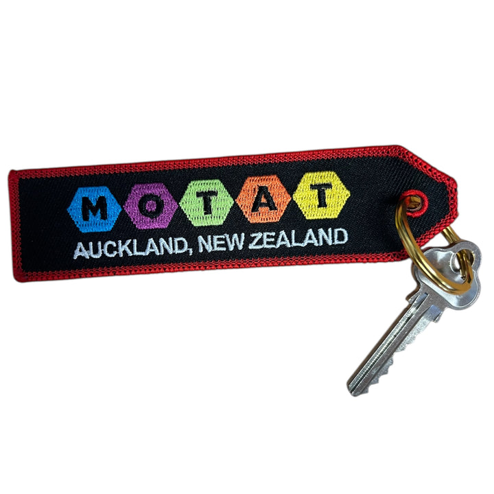 MOTAT Remove Before Flight Embroided Keyring