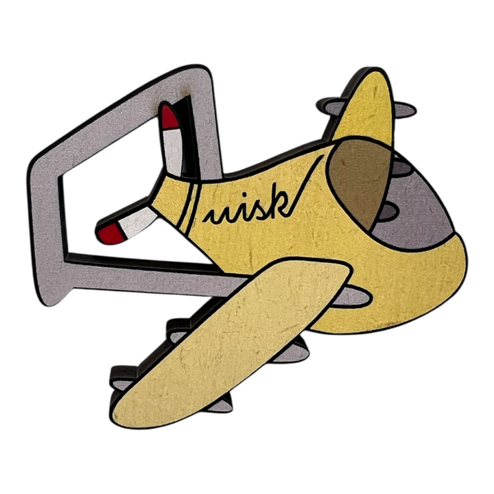 Wooden Wisk Magnet