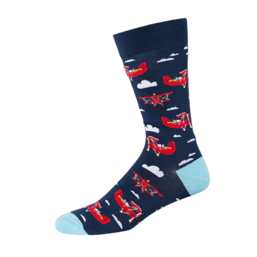 Navy Aviator Socks