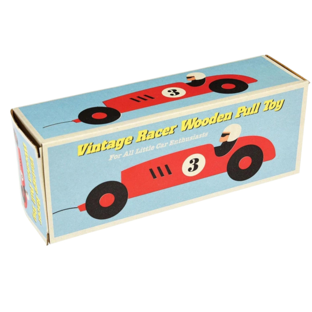 Wooden Vintage Race Pull Toy