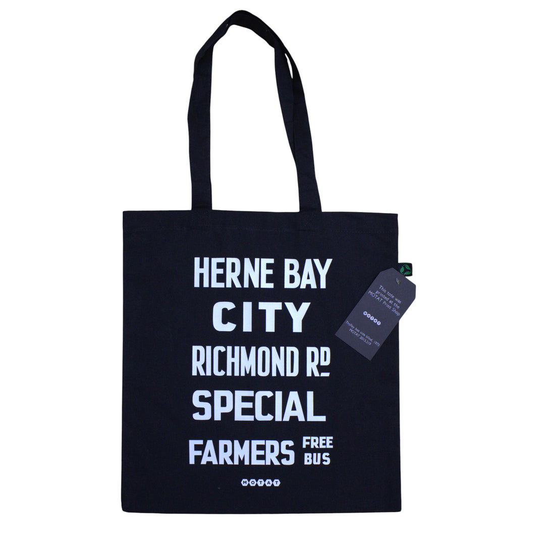 All Aboard Destination Blinds Tote Bags