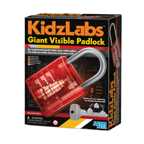 4M Kidzlabs - Giant Visible Padlock