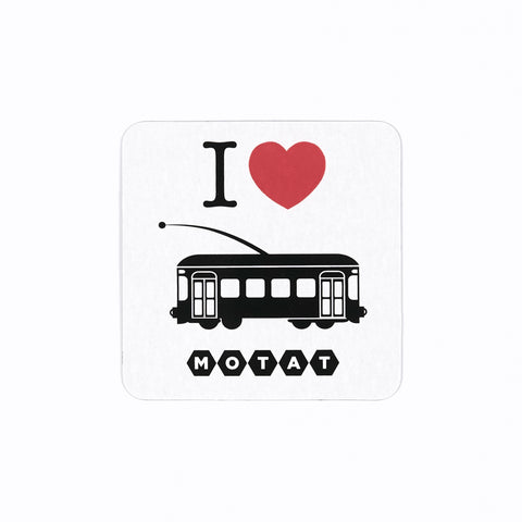 I Heart Trams Magnet