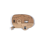 Wooden Caravan Magnet