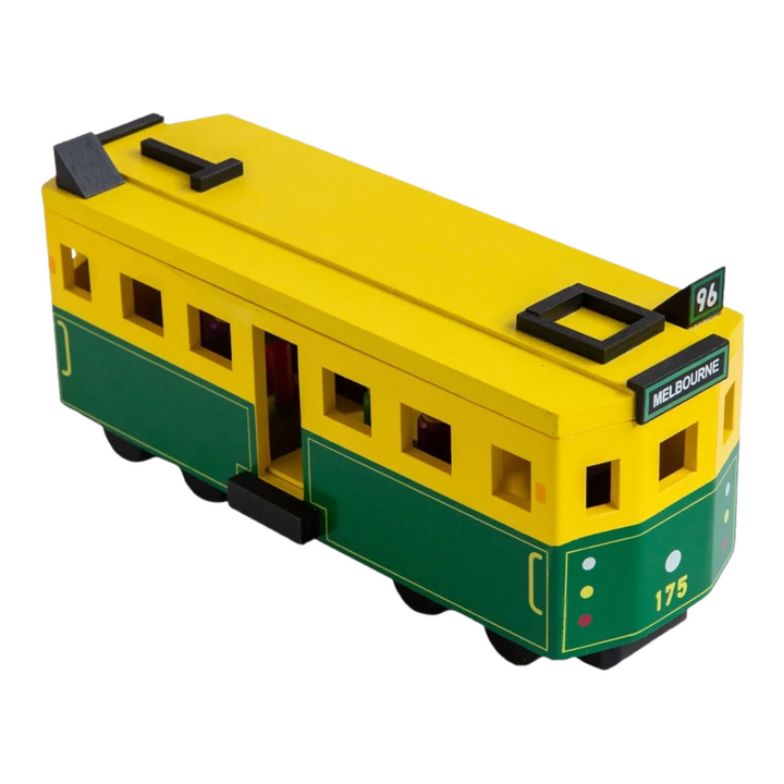 Iconic Wooden Toy Tram