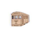Wooden 906 Tram Magnet
